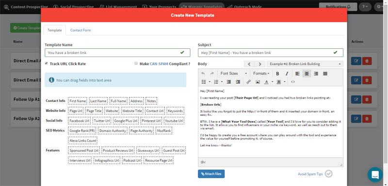 Quickly Personalize Your Templates