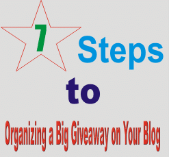 how to blog giveaway
