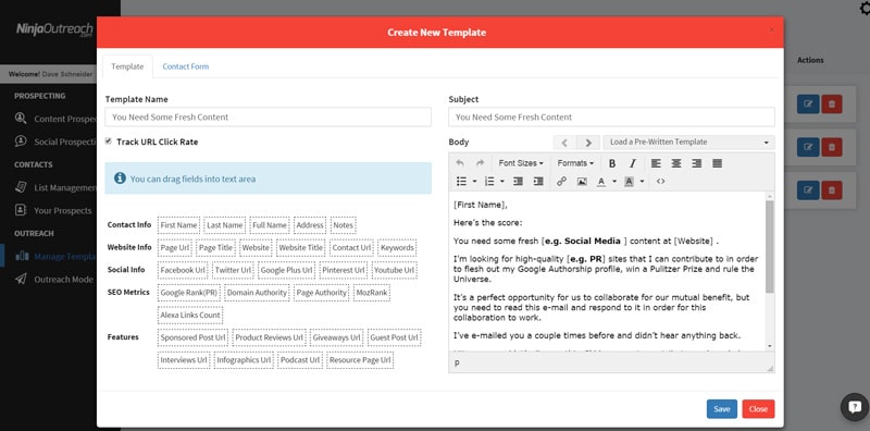 Quickly Personalize Your Templates
