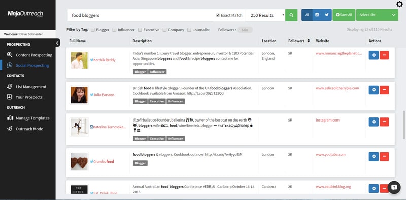 Find Twitter And Instagram Influencers