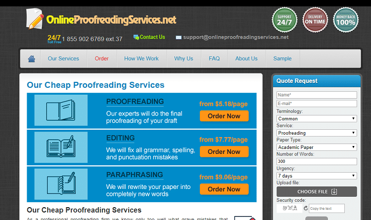Online Proofreading Services