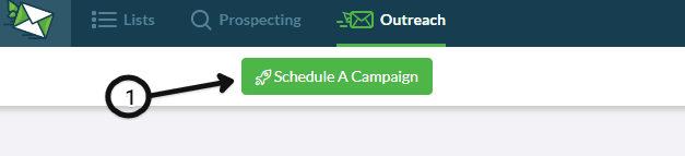 Click schedule a campaign