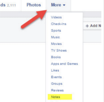 Facebook Notes