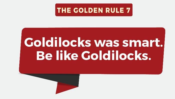 Goldilocs are smart