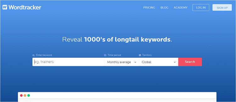 WordTracker For Longtail Keywords