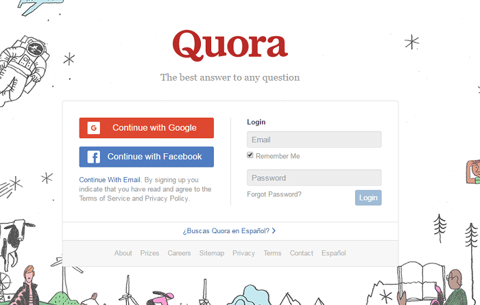Quora for content discovery