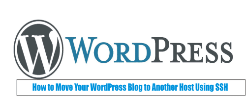 Wordpress site Moving