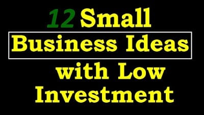 12 low investment Business ideas