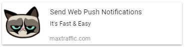 send web push notifications