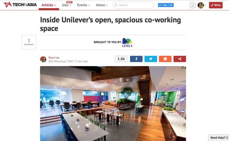Writing about co-working space