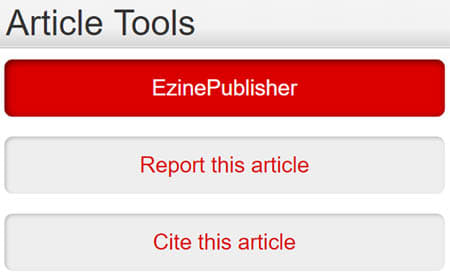 Ezine article options