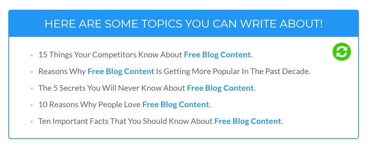 Topics about content title