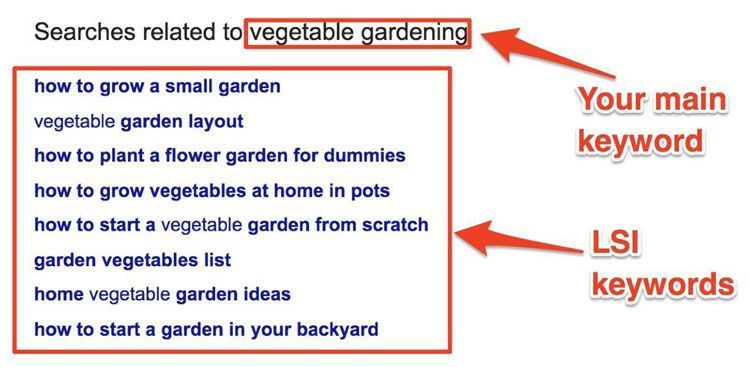 LSI keyword example