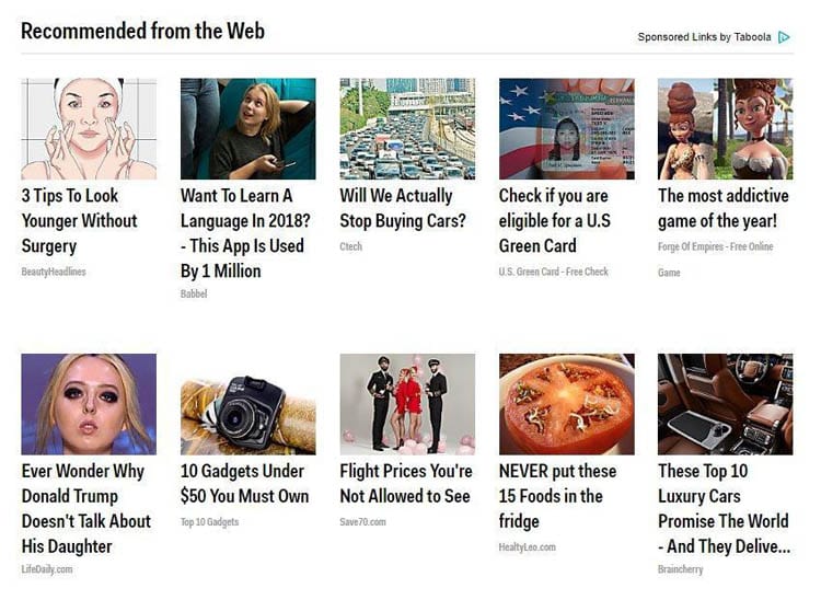 native advertising example