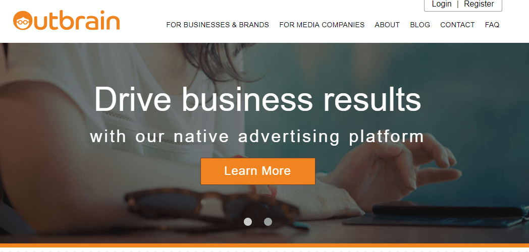 Outbrain native advertising agency
