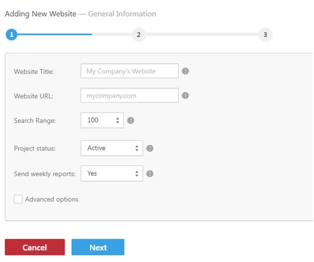 website audit setup 2