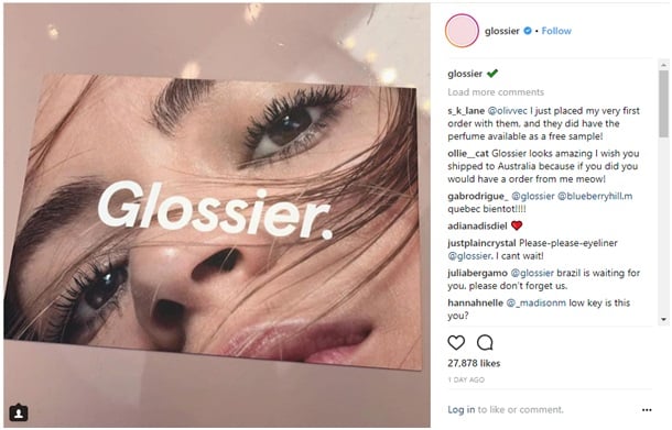 Glossier Reached 10 Million Views