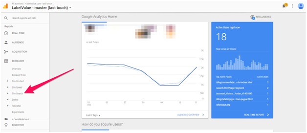 Google Analytics On Site Search Queries 1